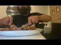 mukbang asmr en español cenando steak con papá al horno ostiones parte 2