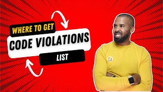 Step-by-Step Guide: How to Find Code Violation Properties for Profit (Access to List)