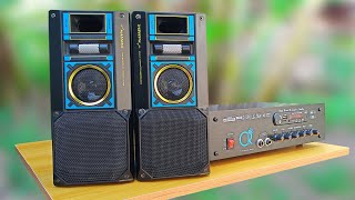 tes dan review speaker  lawas massive 2 way oe 8566