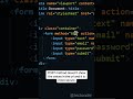 GET vs POST (HTML) #short #shorts #code #coding #programming #tech #html