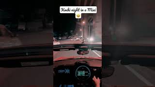 Kochi Night in minicooper convertible🤩