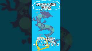 ホロスコープで見る天秤座♎【2024年の運勢】前半と後半のポイントはコレ!! ～ 本編はアイコン下のタイトルから ～ #ホロスコープ #占い #shorts