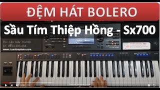 Cách Đệm Hát Bolero Dễ Nhất Qua Ca Khúc SẦU TÍM THIỆP HỒNG | Tuấn Lưu Organ | Trên Cây Đàn Sx900