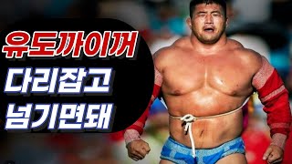 유도 하체 기술을 없애 버린 몽골씨름 선수 [한결TV]