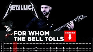 【METALLICA】[ For Whom The Bell Tolls ] cover by Masuka | LESSON | GUITAR TAB