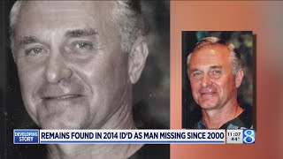 Remains found in 2014 ID’d as man missing since 2000