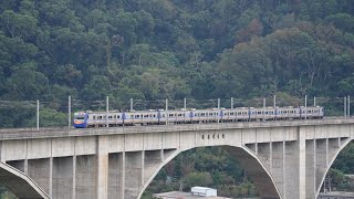 台鐵 2194次 區間車 EMU739+EMU740 通過鯉魚潭拱橋