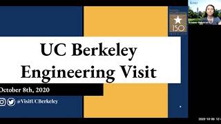 UC Berkeley Virtual Engineering Visit - Thursday, October 8, 2020