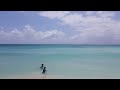 beautiful Arashi beach north West on Aruba filmed in 4K resolution in april 2022