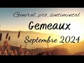 Gémeaux septembre 2024 ce temps d’attente d’administratif est nécessaire, votre bonheur suivra…