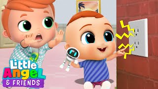 Play Safe Baby John | Little Angel And Friends Kid Songs