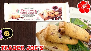 🇫🇷 Cranberry Butter Cookies - Trader Joe’s Product Review