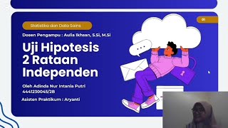 [HIMAGRI MENGAJAR] : UJI HIPOTESIS 2 RATAAN  INDEPENDEN