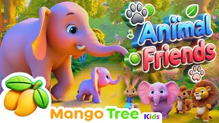 Animal Song 02 | Mangotree Kids Nursery Rhymes \u0026 Kids Songs