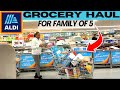 HUGE ALDI GROCERY HAUL | SHOPPING VLOG