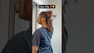 Claw Clip Style | Easy Loc Style #locs #locstyles #easy #quick