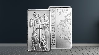 Silver - 10 oz Scottsdale: Archangel Michael Bar | BOLD Precious Metals