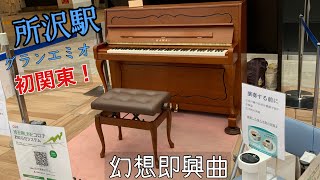 【駅ピアノ】所沢駅のストリートピアノで幻想即興曲を弾いてみた【グランエミオ】