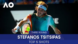 Stefanos Tsitsipas | Top 5 Shots (3R) | Australian Open 2022