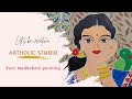 Easy Madhubani Painting | Madhubani Art | Artholic Studio #madhubani #madhubanipainting #painting