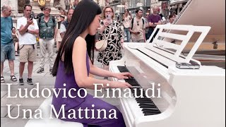 Street Piano | Ludovico Einaudi - Una Mattina (Piano Cover) | YUKI PIANO