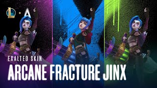 Exalted Skin: Arcane Fractured Jinx | Gameplay - League of Legends