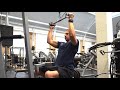 cable pull down shoulder width neutral grip elbows in