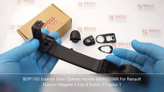 BDP1165 Exterior Door Opener Handle 806B02596R For Renault Fluence Megane 3 Clio 4 Scenic 3 Captur 1