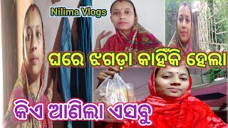 କାହିଁକି ଝଗଡ଼ା ହେଲା। ଏସବୁ କିଏ ଆଣିଲା।//odiacouple //odiavlog //nilimavlog @NilimaVlogs143