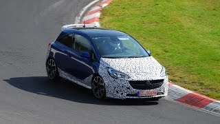 2015 Opel Corsa OPC testing on the Nürburgring with sound!!