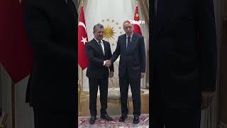 Başkan Erdoğan, IKBY Başbakanı Barzani'yi kabul etti