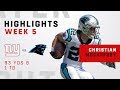 Christian McCaffrey's Big Game vs. Giants