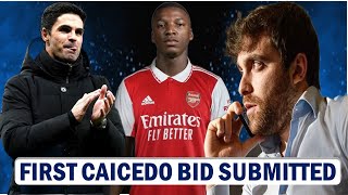 Arsenal Submit £60M Bid To Sign Moises Caicedo !!! Arsenal Transfer News !!!
