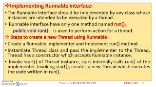 JAVA - MODULE 4 - TOPIC 12 - CREATING THREAD (CONTINUATION)