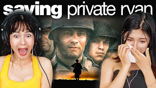Foreign Girls React | Saving Private Ryan | First Time Watch