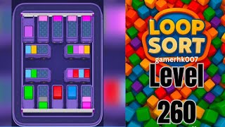 Loop Sort Level 260 Walkthrough Solution