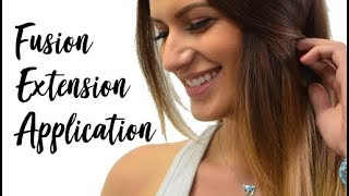 Keratin Hot Fusion Hair Extensions - Application | Instant Beauty ♡