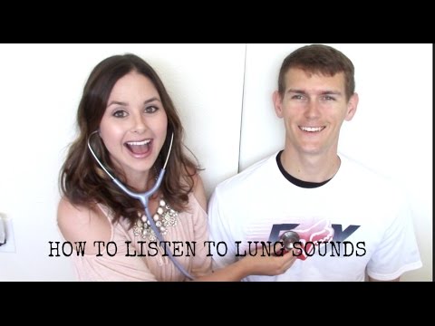 HOW TO LISTEN TO LUNG SOUNDS HOW TO LISTEN TO LUNG SOUNDS