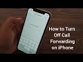 how to Turn off Call Forwarding on iPhone and iPad.