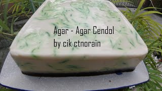 Resapi Agar-Agar Cendol mudah dan Senang,Sukat Pakai Cawan