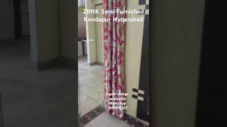 2BHK Semi Furnished Kondapur Hyderabad #kondapur #hyderabad #home 🏠(187) #property #hyderabad