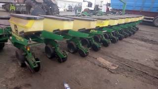 Расположение с истемы контроля высева на John  Deere 1780