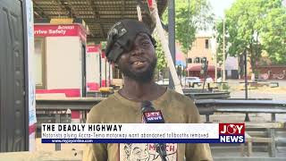 The Deadly Highway: Motorists plying Accra-Tema motorway want abandoned tollbooths removed