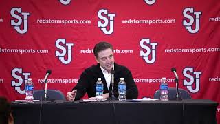 Postgame Press Conference St. Johns vs Xavier 1.22.25