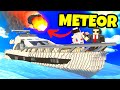 A Meteor CRASHES Into Our Luxury Yacht in Teardown Multiplayer Mods!