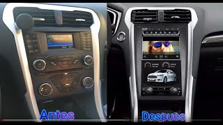 Android Radio Estilo Tesla - Ford Fusion/Mondeo 2017