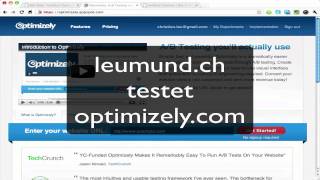 Optimizely Demo Website A/B Tests