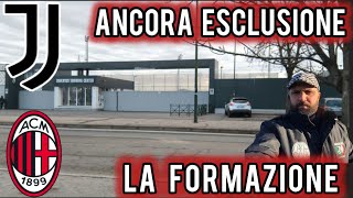 Juventus Milan | Ancora escluso | La formazione