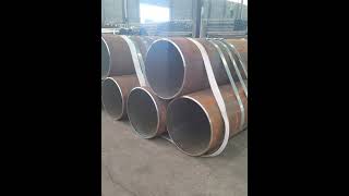 API 5L Grade B ERW Welded Steel Pipe Packed and Ready for Shipment😎