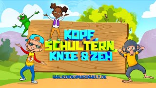 Kopf, Schulter, Knie und Zeh | Kinderlied zum Mitsingen \u0026 Tanzen | Kindermusikwelt